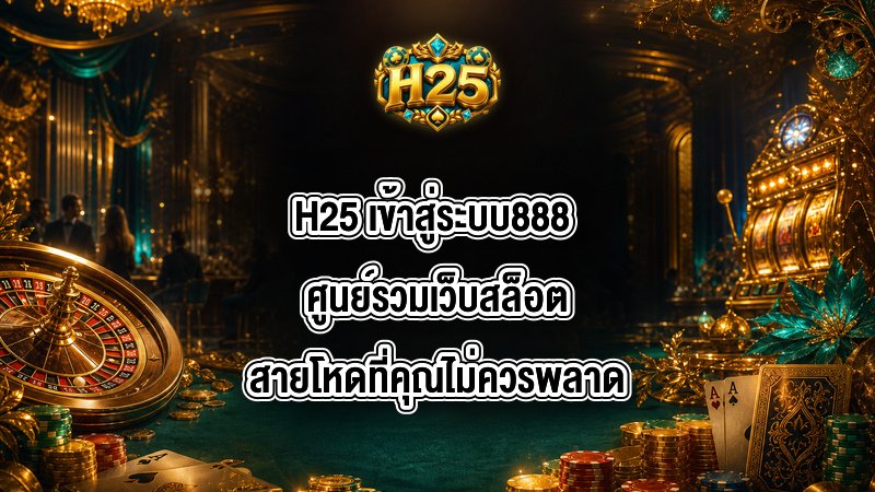 H25 เข้าสู่ระบบ888